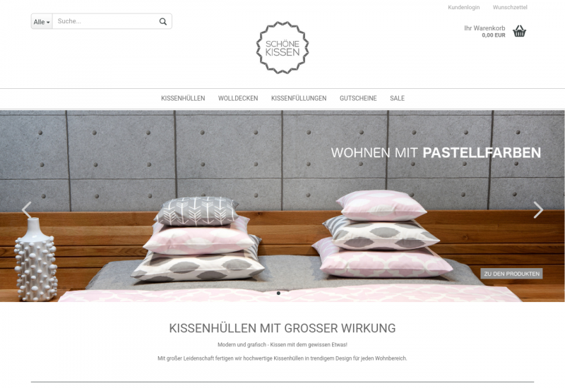 Schöne Kissen