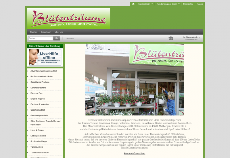 Bluetentraeume-Molbergen.de