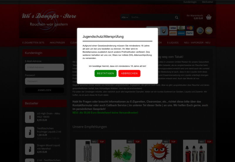 Uli´s Dampfer-Store