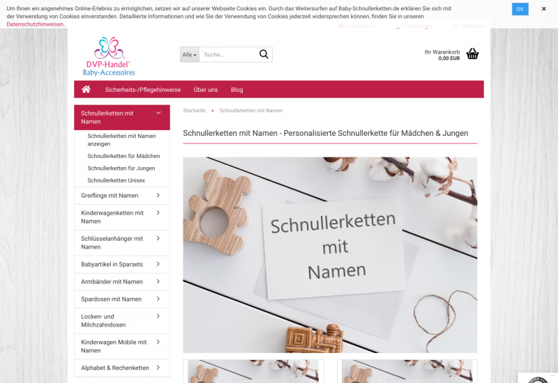 Baby-Schnullerketten