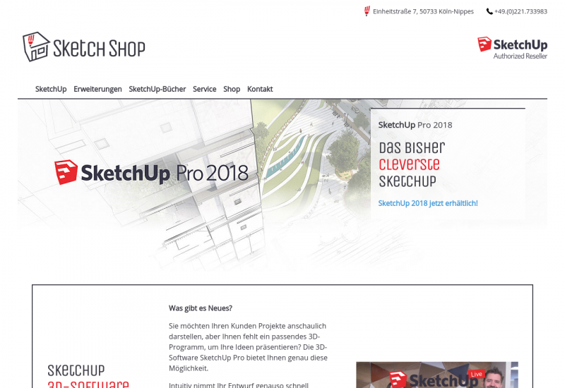 Sketch-Shop - Autorisierter SketchUp-Händler