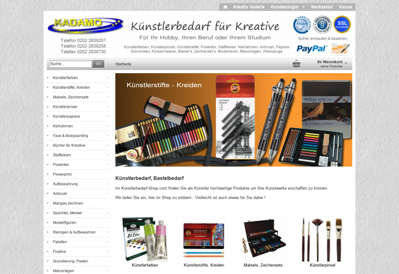 kuenstlerbedarf-shop.com