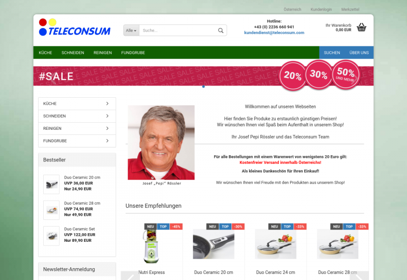 Teleconsum - Neuheiten aus dem Teleshop